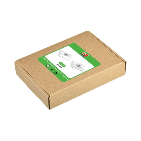 Rock Solid M3 T Slot Nuts For Aluminum Extrusion Profiles Pack Of Twelve Hella Tough Zinc Plated Steel Clamps in a compact box