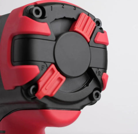 Japan Built One Inch Air Impact Wrench Cranks Through Stuck Nuts Like Butter Delivering 1217 Ft Lbs Of Raw Torque With A Thick Rubber Grip For Serious Shop Work And Truck Repair