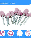20 Piece Rotary Grinding Stone Bits Set With One Eighth Inch Shank, abrasive mounted stones in cylinder and bullet shapes