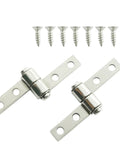 Torque Friction Type Positioning Hinge 360 Degree with Mounting Screws for Laptops LCD Displays Built Tough Metal Construction