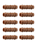 10 Pack Half Inch Barbed Couplings For Drip Irrigation Tubing Soaker Hoses And Sprinkler Lines Easy Tool Free Installation Leak Resistant