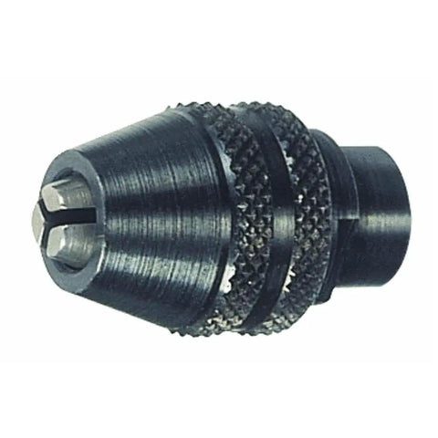 Smooth keyless chuck for Grab And Go Cordless Rotary Tool Kit With 4V Battery Power And Variable Speed Up To 25000 RPM.
