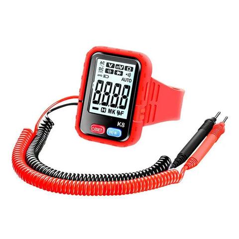 Pro Grade Digital Multimeter With Auto Range And Backlight Portable Handheld Meter For Electricians Measures Voltage Current