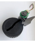 Robot Vacuum Wheel Assembly For C30B Series And XR500 830P 800T 820S 930S Replacement Parts Built Tough With Reinforced Anti Deformation Axle And Tool Free Quick Mount For Easy Install And Smooth Cleaning, showing round wheel and electronic component.