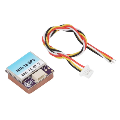 GPS Module For FPV Drones With M10 Chip, 10Hz Output, Ceramic Construction, 72 Channels, SH1.0 4P Connector, U Protocol Support