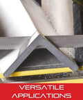 Cutting metal structural profile with Tennax PRO Bi Metal Band Saw Blade For Pipes Tubes And Structurals 8 Ft 11 In Length Three Quarter Inch Width.035
