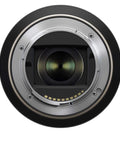 Rear view of 17-70mm F2.8 Di III A VC RXD Lens For Sony E APS-C Mirrorless Cameras, showcasing lens mount and connectors.