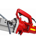 Heavy Duty 1700W Hydraulic Electric Rebar Cutter With Pure Copper Motor for Cutting steel bars, showing adjustable design and rods.