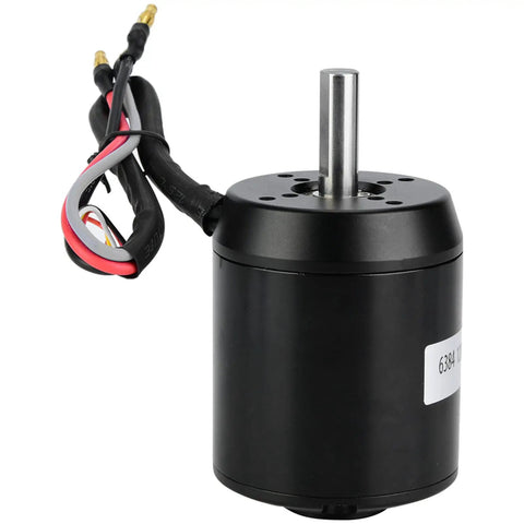 120KV Sensored BLDC Brushless Electric Scooter Motor With Hall Sensor For Smooth Startup High Efficiency Power, black casing.