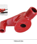 Super Versatile 90 To 180 Degree Wire Pipe Bender And Tube Bending Machine For Electrical Projects red metal component, 150mm size