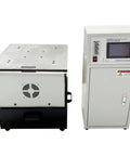 Triple Axis Vibration Test Bench With 132 Lb Load Capacity One To Four Hundred Hz Variable Frequency Vibrometer Analyzer One Point Five KW Motor, control cabinet and test table
