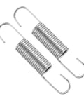 Stainless Steel Extension Springs With Dual Hooks 1mm Wire Diameter 8mm Outer Diameter 50mm Length Two Pack For Home Furniture Repair