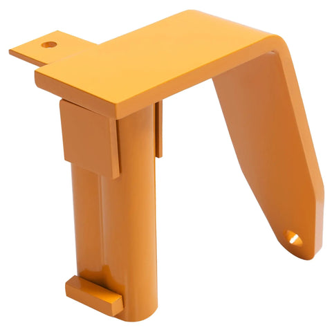 4 Pack Universal Stake Pocket Camper Tie Downs For Full Size Pickup Trucks, Heavy Duty Steel, Powder Coated Orange, Includes Screws And Instructions, Replaces TDSF NN2297
