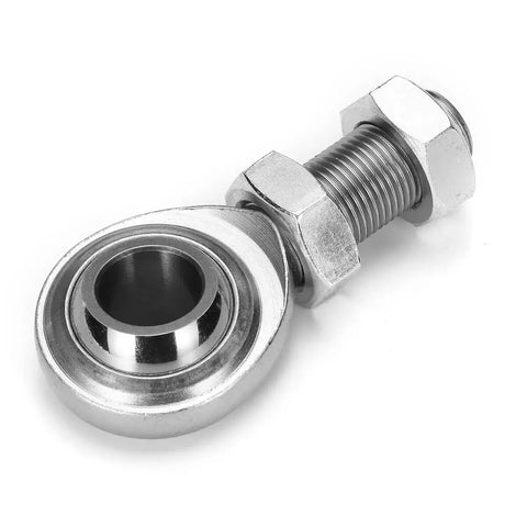 Two Pack 1/2 Inch Rod End Bearings Chromoly Steering Shaft Support Kit Spherical Rod End Right Hand 1/2-20 Male Thread With Jam Nuts Heavy Duty Joint For Durable Hydraulic Cylinder Machinery, chrome rod end with jam nuts
