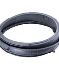 Washer Door Boot Gasket Replacement For LG And Kenmore Front Load Washers, silicone seal, rolled close-up view