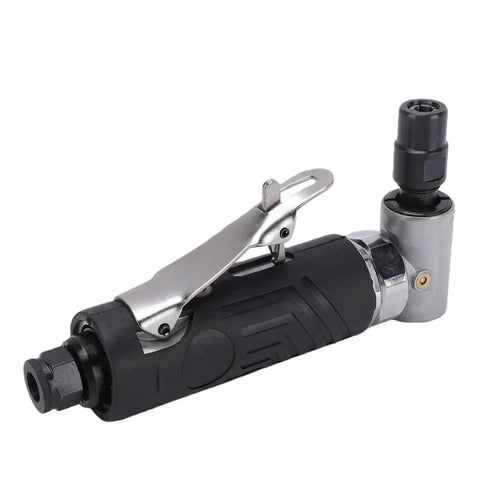 Heavy Duty 90 Degree Air Angle Die Grinder Packs Savage 12000 RPM Pneumatic Power with cushioned grip for tough rust removal.