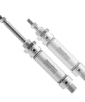 Slim Pneumatic Air Cylinder MAL 16 30 With M5 Port, 16mm Bore and 30mm Stroke, Double Acting, metal rods with M5 port fittings