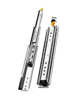 Heavy Duty Seventy Six Millimeter Drawer Slides With Locks And Smooth Ball Bearings Offer Full Extension Glides Sixty Inch Track pair.