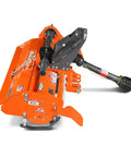 45 Inch Tractor Rotary Tiller Attachment With 3 Point Hitch Cat 1 Chain Drive PTO Shaft Included With Shear Bolt 15 To 35 HP Manual Offset Up To 4 Inches Right For Sweet Edge Coverage In Small Plots And Gardens LRT45