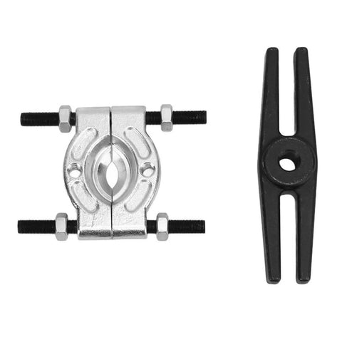 Kick Ass 5 Ton Bearing Puller Set 12pcs Bar Type Separator And Splitter Kit For Removing Bearings On ATV And Snowmobile Engines Pulling Flywheels Smoothly While Doing Pro Repair Work That Makes Any Job Look Totally Sick All Day Long silver steel bearing separator and splitter