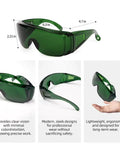 Top Shelf Anti Fog Safety Glasses With Kickass Green Lenses And Prescription Friendly Design crafted for clear vision and safety.