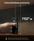 Digital Tape Measure And Laser Distance Meter Combo For Pro And DIY Use With 12ft Digital Tape And 330ft Laser Range Perfect For Home Improvement Construction Woodworking And Long Distance Measuring internal measurement display