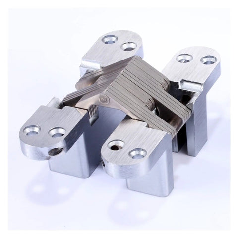 Heavy Duty Concealed Pivot Hinge For Folding Doors And Cupboards Stainless Steel Built In Cross Joint Provides Rock Solid Stability Smooth Sailing Operation
