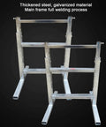 Top Shelf Adjustable Height Conveyor Support Legs And Light Duty Roller Stand Crafted From Premium Rust Resistant Stainless Steel For Smooth Woodworking Operations Today with galvanized steel frame.