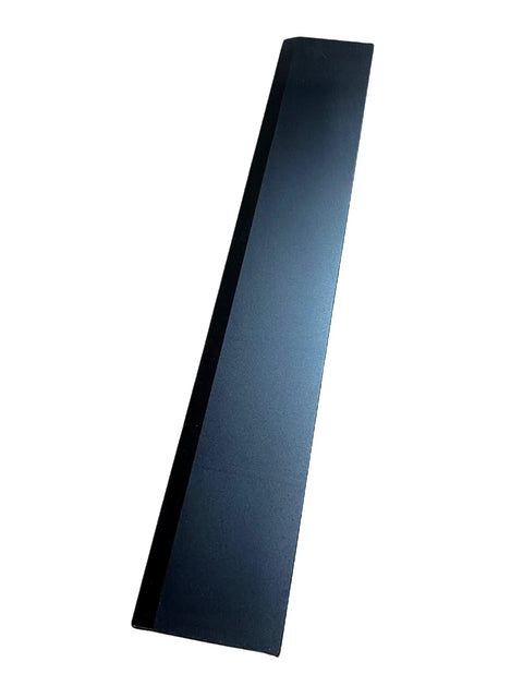 Hollywood Beveled Absolute Black Granite Doorway Threshold Tile With Marble Saddle Polished Finish Maintenance Free 6x36 inches