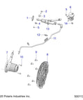 Clutch Master Cylinder Assembly for Slingshot UTV Models, Beefed-Up Replacement Part 1323438, Smooth Shifting, Reliable Braking Action, Ride-Ready Build for Hard-Riding Fun exploded parts diagram