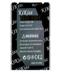 5700mAh Replacement Battery For Handheld Barcode Scanner BT-26 Li-Polymer with warning label displayed