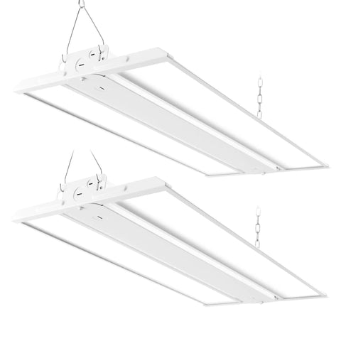 Two Pack 2Ft 150W LED Linear High Bay Shop Light That Burns Bright With 20250 Lumens 135 LM Per W 5000K Daylight ETL Listed