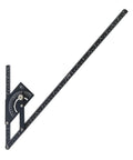 Heavy Duty Anodized Aluminum Angle Finder Protractor 0 To 180 Degrees for Tube and Sheet Metal Bending Layout with Quick Twist Lock Knob 20 Inch Arm