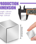 Heavy Duty 1 Inch Neodymium Magnet Cube For Engineering And Fabrication, Testing And Industrial Holding Tasks NdFeB Rare Earth Block size measurement