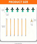 Diagram showing Six Nozzle Folding Sprayer Boom Delivers 122 Inch Coverage For ATV And UTV Sprayers with dimensions.