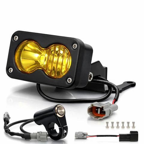 Electric Dirt Bike Headlight For Sur Ron Light Bee S X LBX X260 With 1000 Lumens 6000K White Beam And Two Modes Durable Spot Bar Headlamp For Ebikes And Off Road Rides
