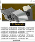 Washer Door Lid Switch Replacement 3949238 For Whirlpool And Kenmore Washers Exact Fit Easy Install Fixes Draining Problems Not Starting Not Spinning Or Agitating Replaces WP3949238 WP3949238VP AP6008880 PS11742021 AP3100001 PS350431 gray plastic lid switch with wiring harness