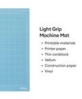 Cricut cutting mat, 12x12 inches, blue grid, LightGrip for Explore & Maker machines