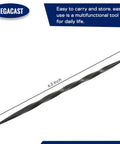 Heavy Duty Double Ended Steel Scribe Featuring A Knuckle Friendly Twist Handle And Hella Precise Dual Tapered Tips For Quick Metal Marking Layout Etching Work For Tough Tradesmen And Weekend Warriors, 6.5 inch length, black finish.