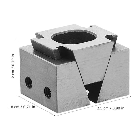 Heavy Duty 2 Pc Cnc Workbench Stop Block With M6 Thread Toggle Clamp For Industrial Milling Vise Fixture Clamping precise metal alignment