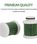 2 Pack Primary Fuel Filter Element For Yamaha Outboard F40A F50 T50 F60 T60 F70 F90 F115 Compatible 2004 To 2024 ABS Shell