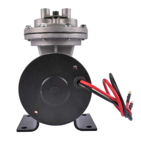 Smooth Operator Heavy Duty 12 Volt Electric Vacuum Pump Kit For Gmc Chevy Ford Brake Booster Oem 28146, front view with wiring.