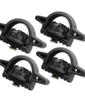 Heavy Duty Truck Bed Cleat Anchor For Toyota Tacoma And Tundra Deck Track System, set of 4 black nylon cleats for cargo.