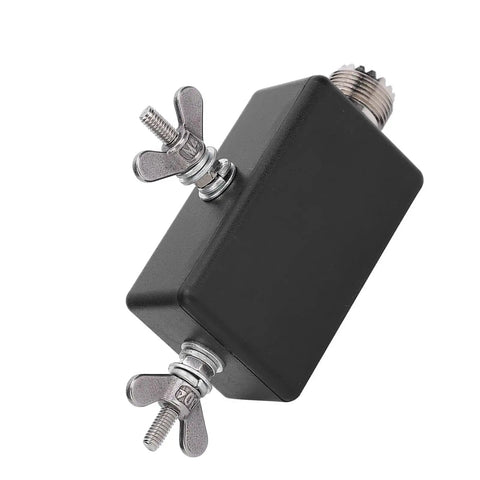 Black 1 To 9 Mini Balun For HF Antennas Ultra Compact Passive Converter For Outdoor QRP Stations with metal connectors