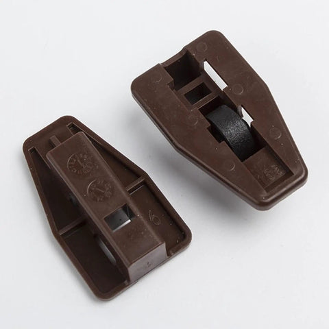 Drawer Fix Kit With Guide And Track Repair, rollers visible, durable PP and galvanized iron parts for smooth office drawer restoration