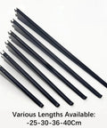 Sturdy Carbon Steel Shelf Brackets For Slotted Shelves Beefy Heavy Duty Wall Mount Hardware Easy Install Metal Brackets