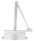 Aluminum Hydraulic Door Closer And Stopper With 180 Degree Positioning For Indoor Outdoor Use, Smooth Quiet Close For Metal Wood And Fire Doors