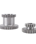 Lathe Duplicate Gear Set With Two Speed High Low Transmission, Metal Gear Replacement For Mini Lathe 0618 7x12 7x14, two metal gears