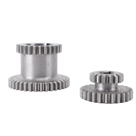 Lathe Duplicate Gear Set With Two Speed High Low Transmission, Metal Gear Replacement For Mini Lathe 0618 7x12 7x14, two metal gears
