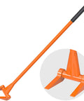 Heavy Duty Pallet Breaker With 48 Inch All Steel Handle Built Tough Fully Welded Pallet Buster Industrial Deck Board Removal Tool Non Slip Grip Pry Bar For Easy And Effortless Board Removal